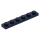 LEGO lapos elem 1x6, sötétkék (3666)